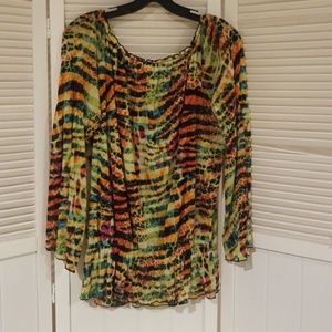 Multi colored Mechant Blouse size large